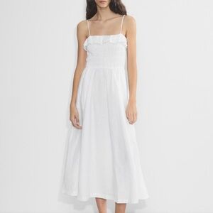 Aritzia Wilfred Portea Linen Dress